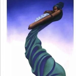 Mother and Child painting by Kadir Nelson